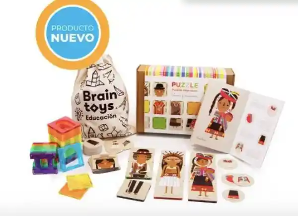 Braintoys Puzle Pueblos Originarios Pipa Flor