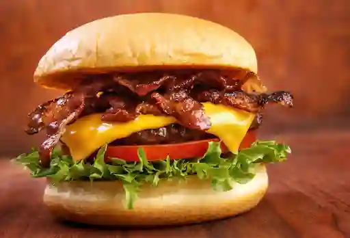 Hamburguesa Tocino y BBQ