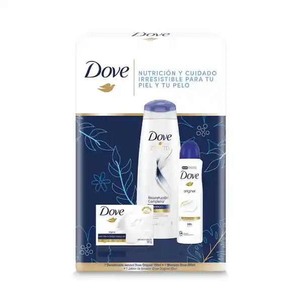 Dove Pack Desodorante Shampoo y Jabón