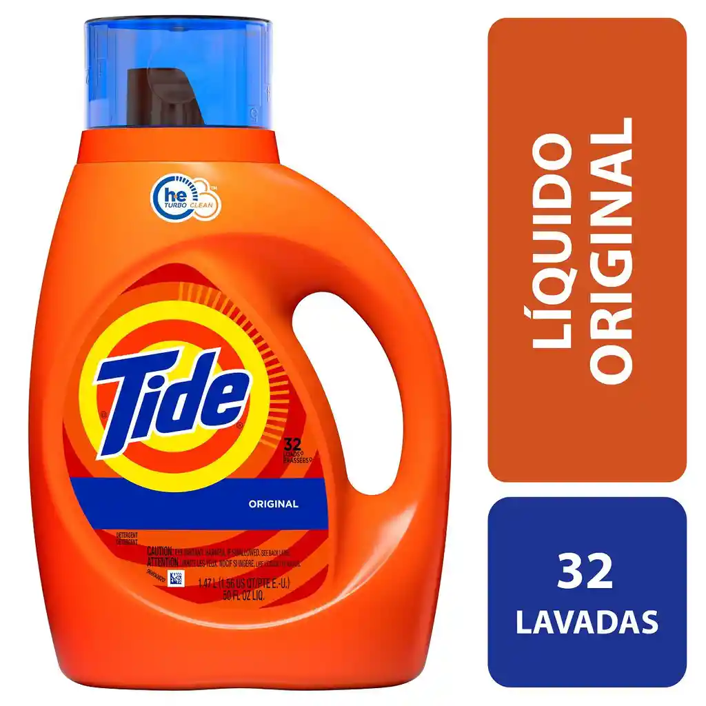 Tide Detergente Liquido Original 1 47 Lt