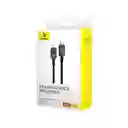 Baseus Cable Carga Rápida Tipo C a Lightning 20W Negro 1 m