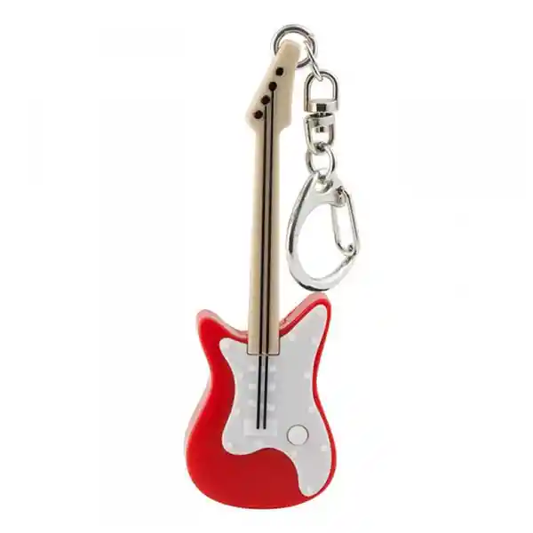 Llavero Guitarra Con Luz Led