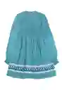 Vestido Junior Arctic 387 Niña Verde Talla 10 Años Ficcus