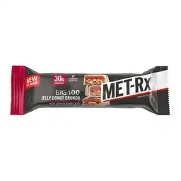  MET RX Barra Proteica Jelly Donut Crunch Big 100 