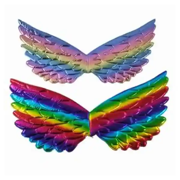 Disfraz Alas Metálicas Arcoíris