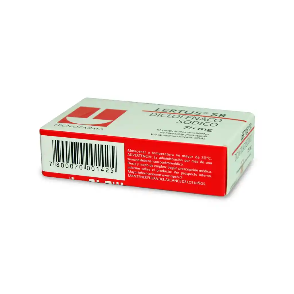 Lertus Antiinflamatorios Sr Com 75Mg 10