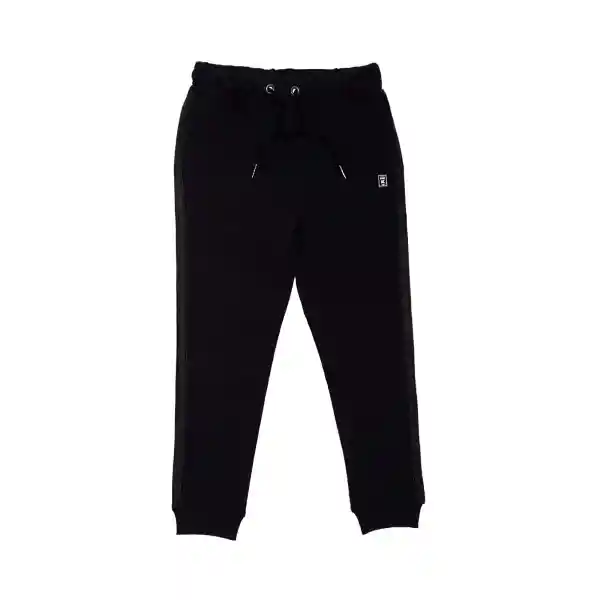 Pantalón Buzo Niño Negro Pillin 6 a