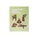 Miniso Cuaderno Forrado Yoga School Perezoso 26.7 x 20.3 cm