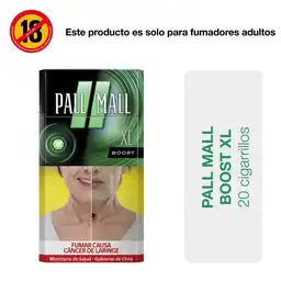 Pall Mall Cigarrillos Boost Xl