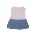 Vestido Bebe Niña Celeste Pillin 4 a