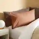 Funda de Almohada 144 Hilos Salmón 50 x 90 cm Casaideas