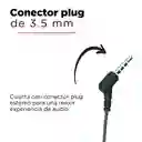 Miniso Audifonos De Cable Se383 Negro/azul 12m