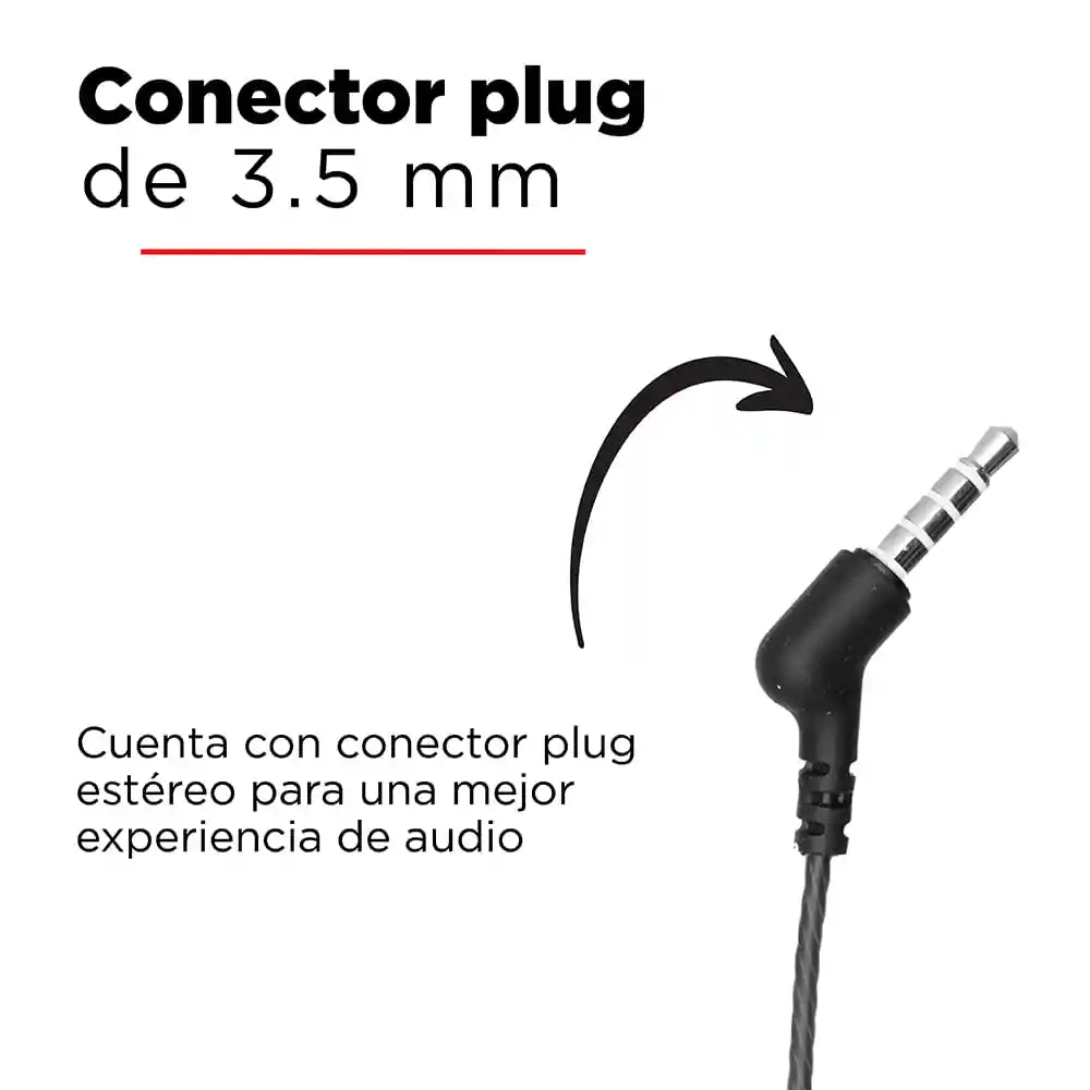 Miniso Audifonos De Cable Se383 Negro/azul 12m