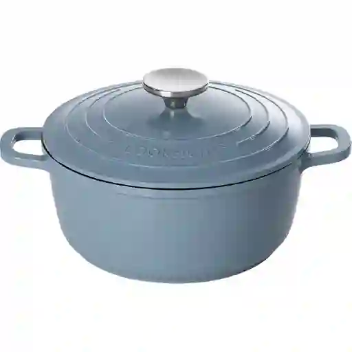 Noia Olla Con Tapa Aluminio Fundido Azul 24 cm