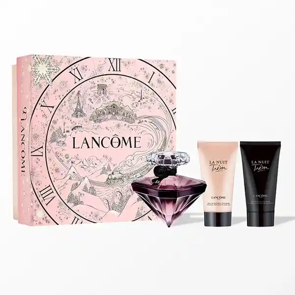 Lancome Set Perfume + Loción + Gel Corporal