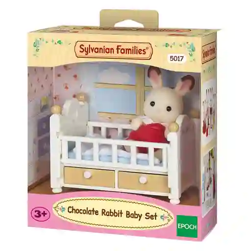 Sylvanian Families Set Juguete Cuna Crema Conejo Chocolate