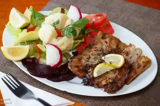 Merluza Austral Plancha con Agregado