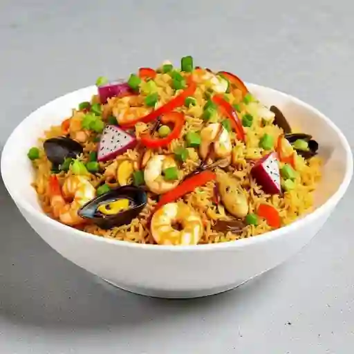 Arroz chaufa de mariscos