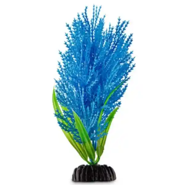 Imagitarium Aquarium Decor Planta Decoración  Acuario Azul