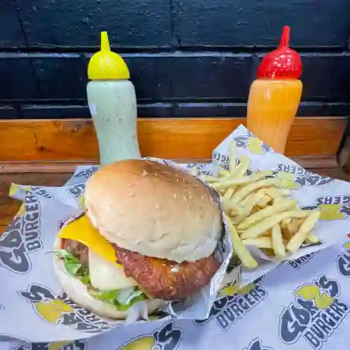 Hamburguesa Triple Queso