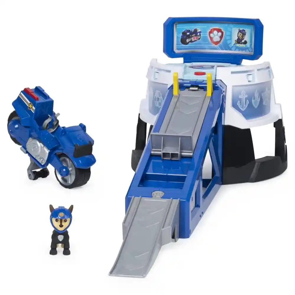 Spin Master Juguete Paw Patrol Centro Control Chase Moto 6060233