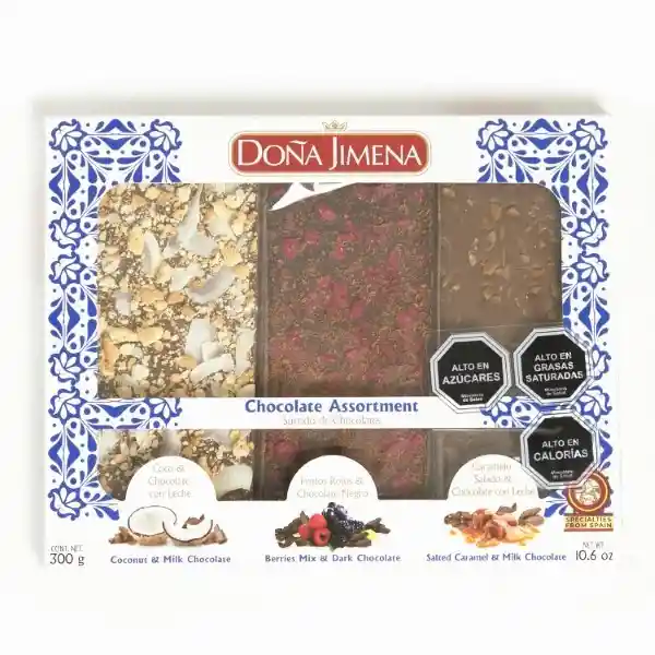 Doña Jimena Pack Chocolates Toppings