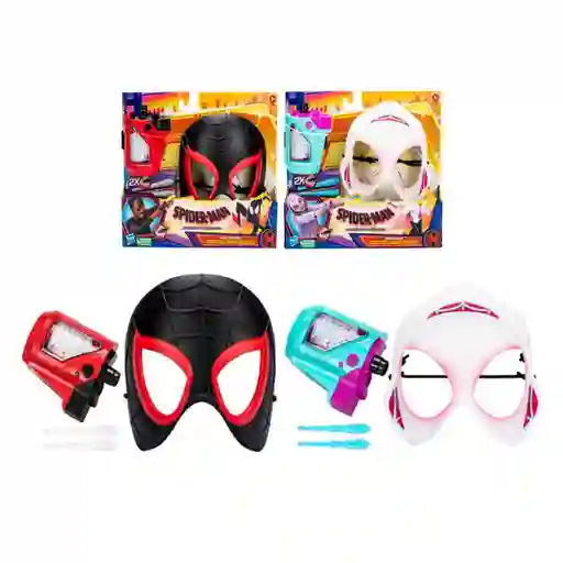 Spiderman Lanzador Mini y Máscara Spiderverse Surtido
