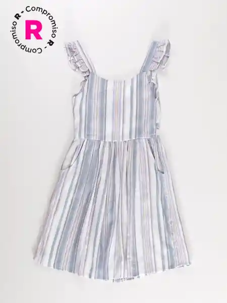 Harvest Vestido CT Lino Crudo Hielo 10 V26