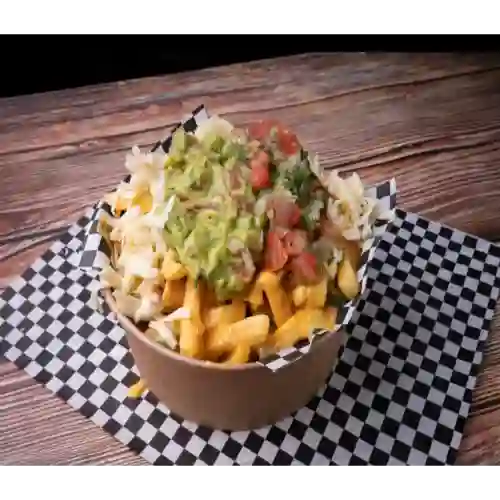 Papas Fritas con Guacamole