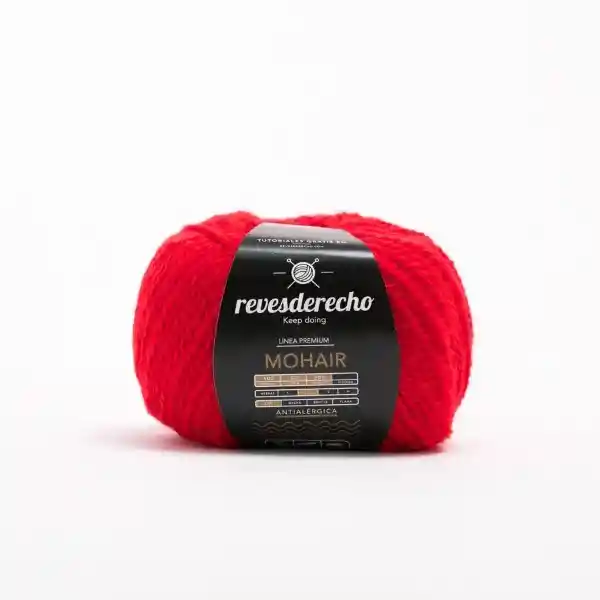 Mohair - Rojo 50 Gr