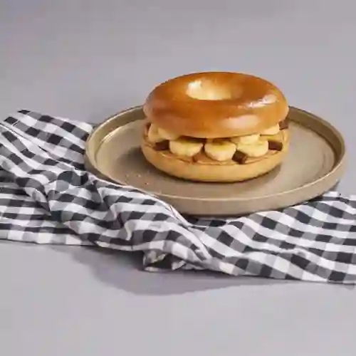 Bagle de Mantequilla Maní/mermelada