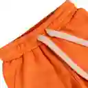 Bermuda Franela Bebé Niño Naranja Pillín Talla 4 A