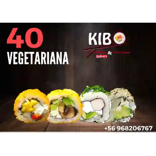 Promo Sushi 40 Mixtas Vegetarianas