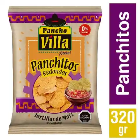 Pancho Villa Tortillas de Maíz Panchitos Redondos