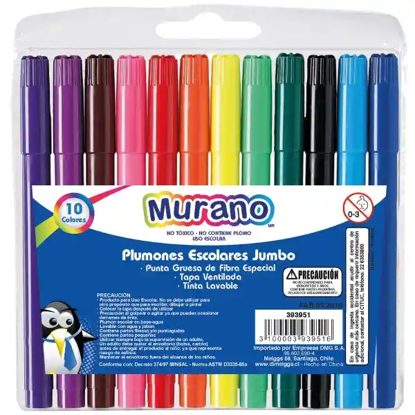 Murano Plumón Escripto Jumbo