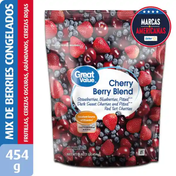 Mezcla de Fruta Batido Cherry Great Value