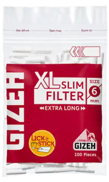 Gizeh Filtros Xl Slim Rojo