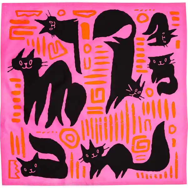 Lush Tela Lucky Black Cats Knotwrap