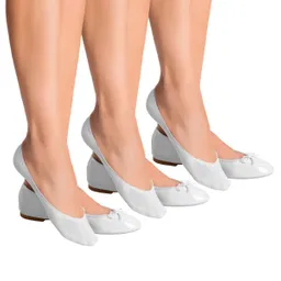 Pack Calcetines Invisible Ballerinas Blanco Talla 101 Caffarena