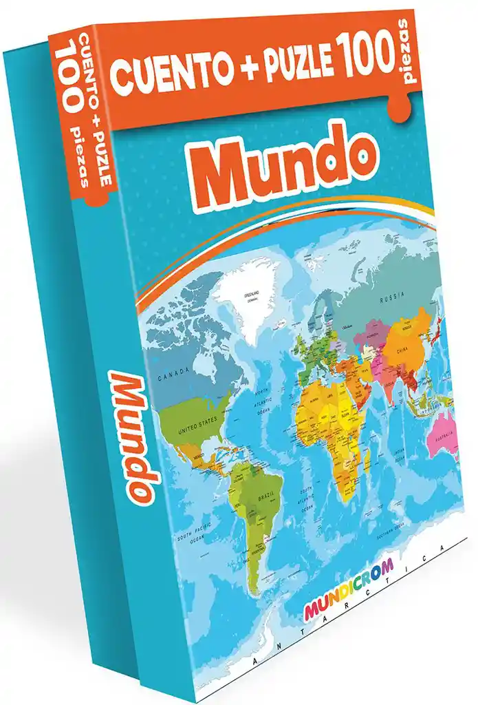 cuento+Puzzle 100 piezas mundo