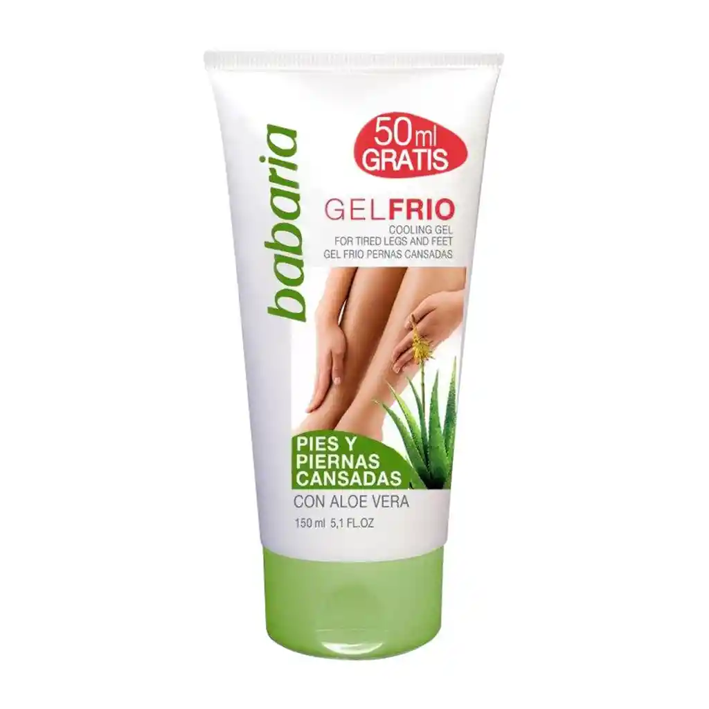 Babaria Gel Frío Pies y Piernas Cansadas con Aloe Vera