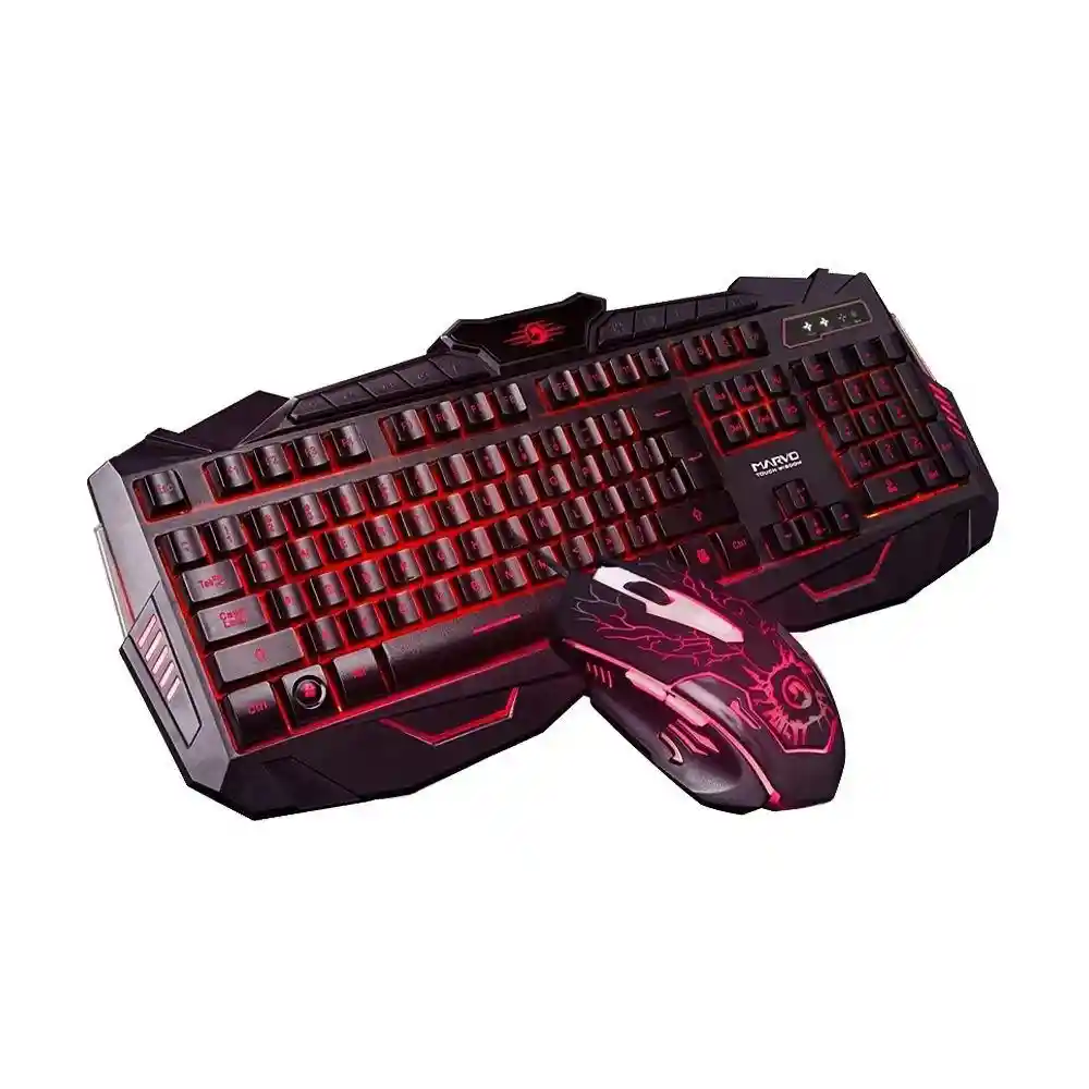 Marvo Scorpion 3en1 Teclado, Mouse Y Mouse Pad Km400+g1