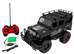 Ultra Toy Camioneta Radiocontrolada Con Luces Negro