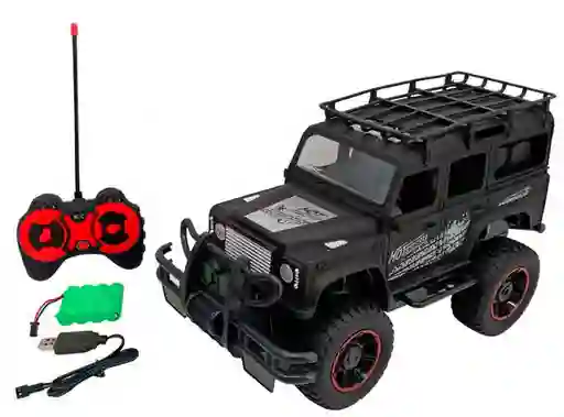 Ultra Toy Camioneta Radiocontrolada Con Luces Negro