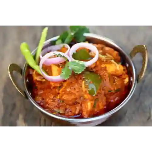 Kadai paneer con arroz basmati