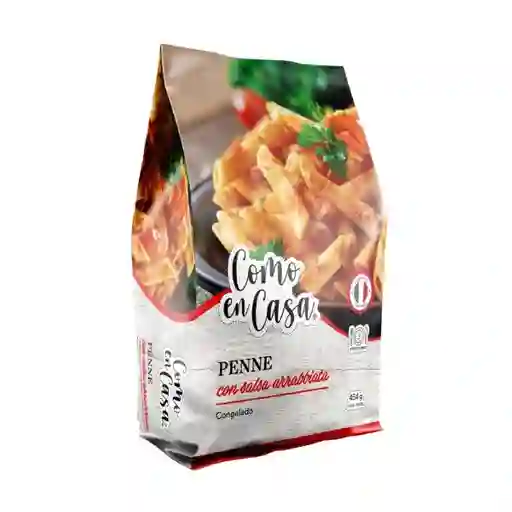 Como en Casa Pasta Penne Con Salsa Arrabbiat