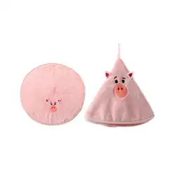 Miniso Toalla de Baño Para Manos Redonda Toy Story Hamm Rosa