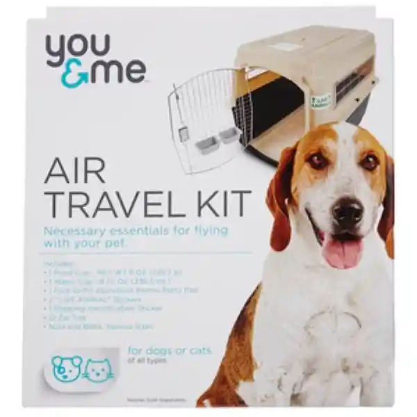You & me Kit de Viaje Por Avión Perro y Gato Jaula de Transporte