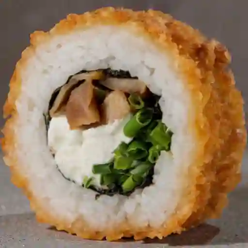 Champiñón, queso crema, cebollín