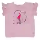 Polera Bebe Niña Rosado Pillin 9 M